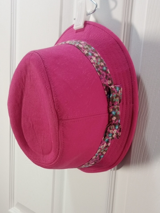 lei Accessories - HOT PINK CANVAS FENDORA STYLED HAT